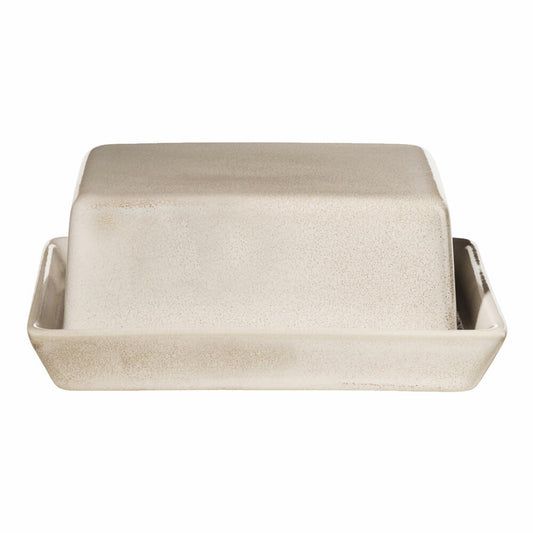 ASA Selection saisons butter dish sand, butter storage, tin, stoneware, beige, 13.5 x 16.5 cm, 4708107