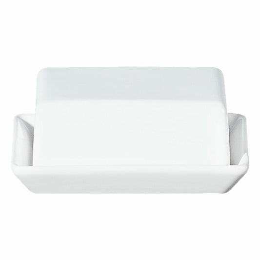 ASA Selection Grande Butter Dish, Butter Dish, Dishwasher Safe, Ceramic, White, W 13.5 cm, 4708147