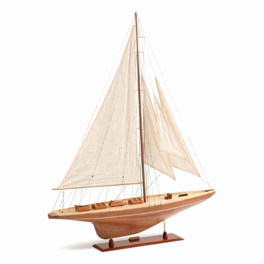 Authentic Models ship model Shamrock Yacht Wood, sailing ship, decoration, cedar wood, AS157
