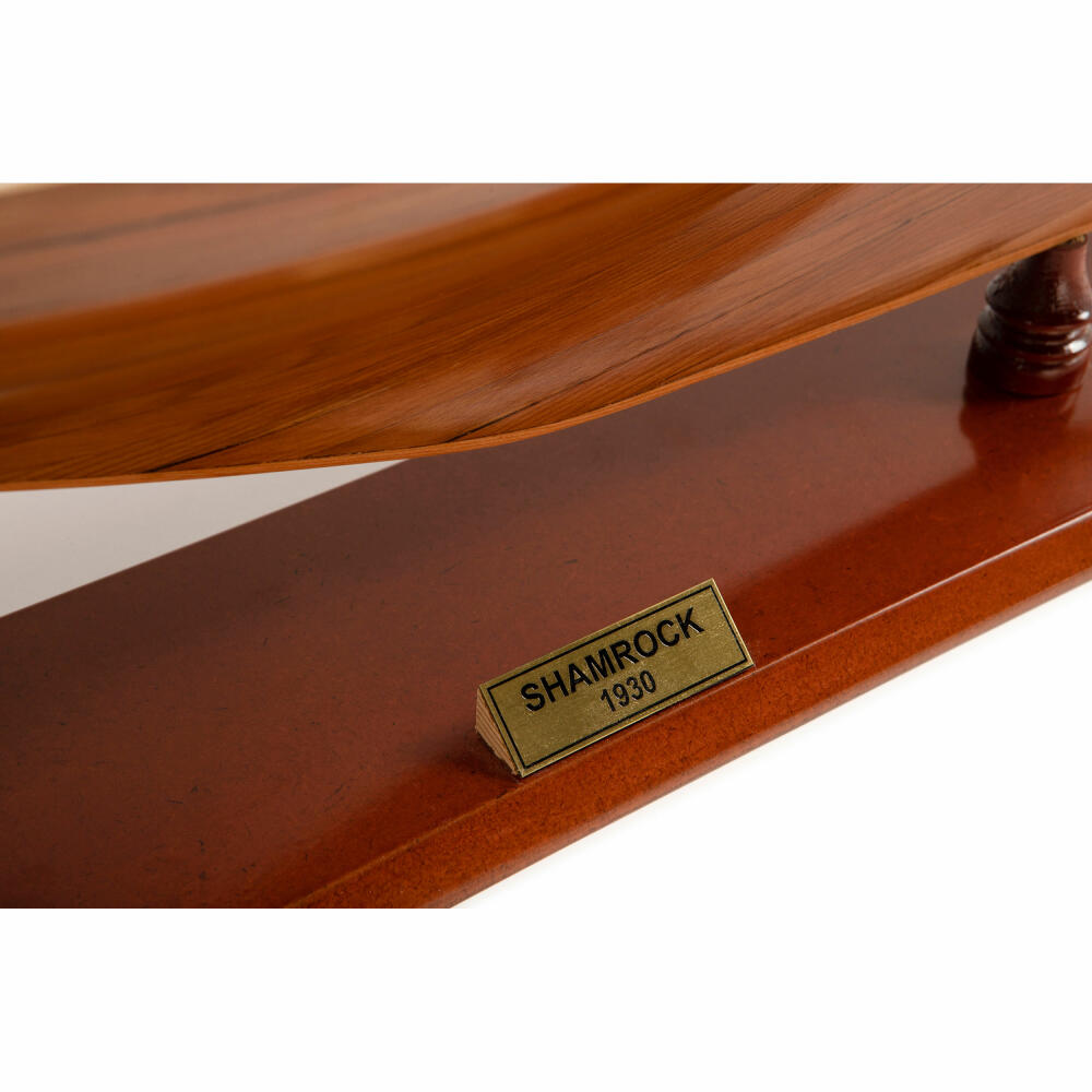 Authentic Models ship model Shamrock Yacht Wood, sailing ship, decoration, cedar wood, AS157