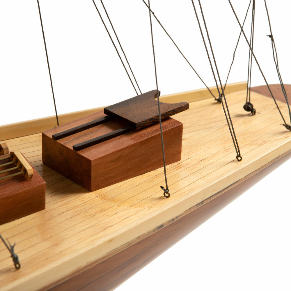 Authentic Models ship model Shamrock Yacht Wood, sailing ship, decoration, cedar wood, AS157