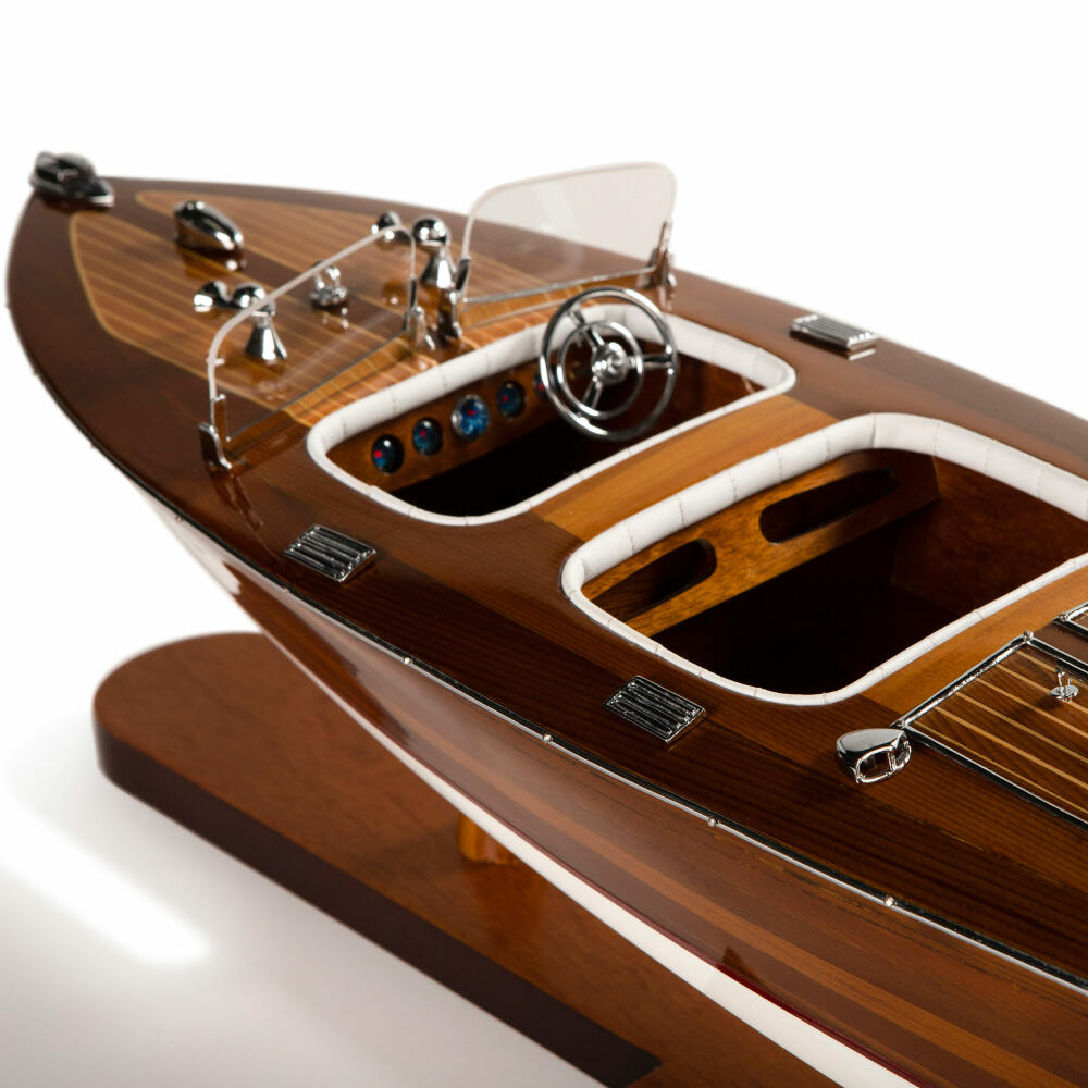 Authentic Models Schiffsmodell Triple Cockpit, Schiff, Dekoration, Holz / Kunstleder, AS183