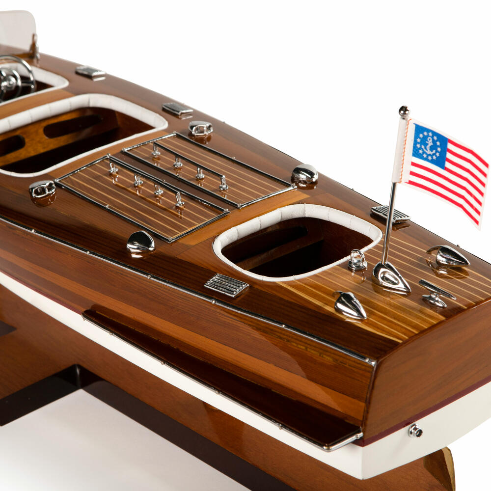 Authentic Models Schiffsmodell Triple Cockpit, Schiff, Dekoration, Holz / Kunstleder, AS183