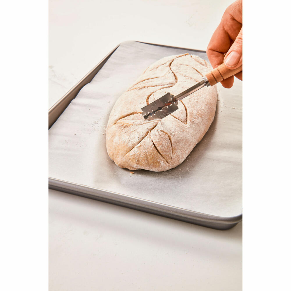 Birkmann Laib & Seele Bäckermesser, Teigmesser, Brotmesser, Messer, Buche, 19 cm, 210608