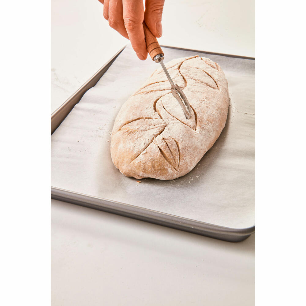 Birkmann Laib & Seele Bäckermesser, Teigmesser, Brotmesser, Messer, Buche, 19 cm, 210608
