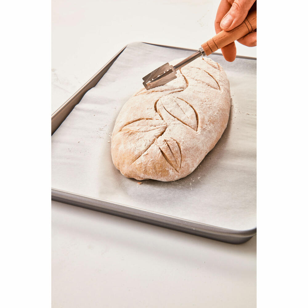 Birkmann Laib & Seele Bäckermesser, Teigmesser, Brotmesser, Messer, Buche, 19 cm, 210608