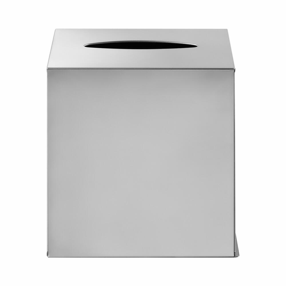 Blomus Nexio cosmetic tissue box, paper towel dispenser, stainless steel, polished brass, 66428