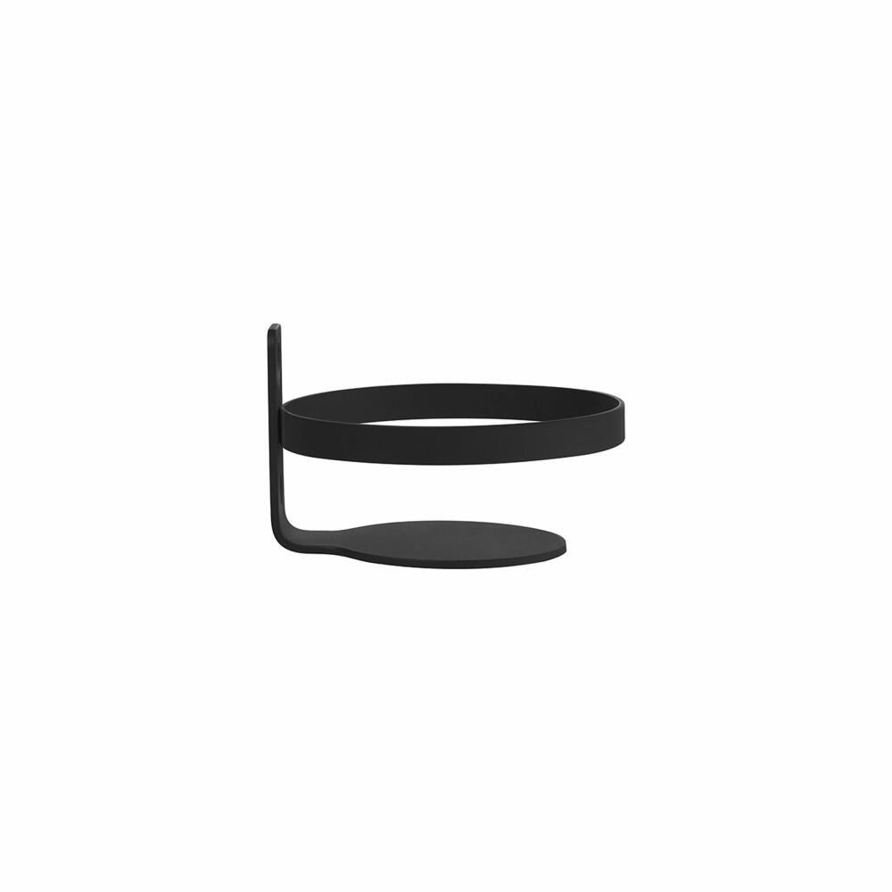 Blomus wall mount Sono, for bathroom accessories, painted stainless steel, Black, 66446