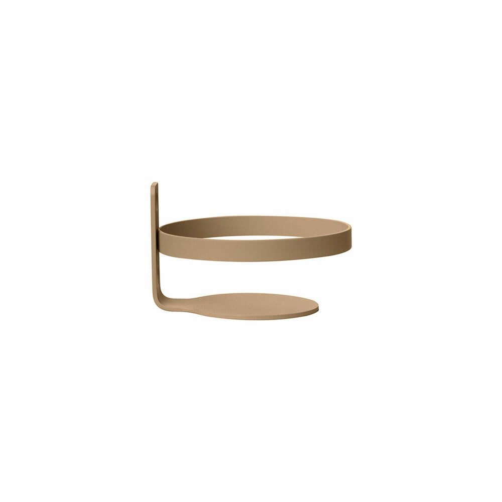 Blomus wall mount Sono, for bathroom accessories, painted stainless steel, Tan, 66448