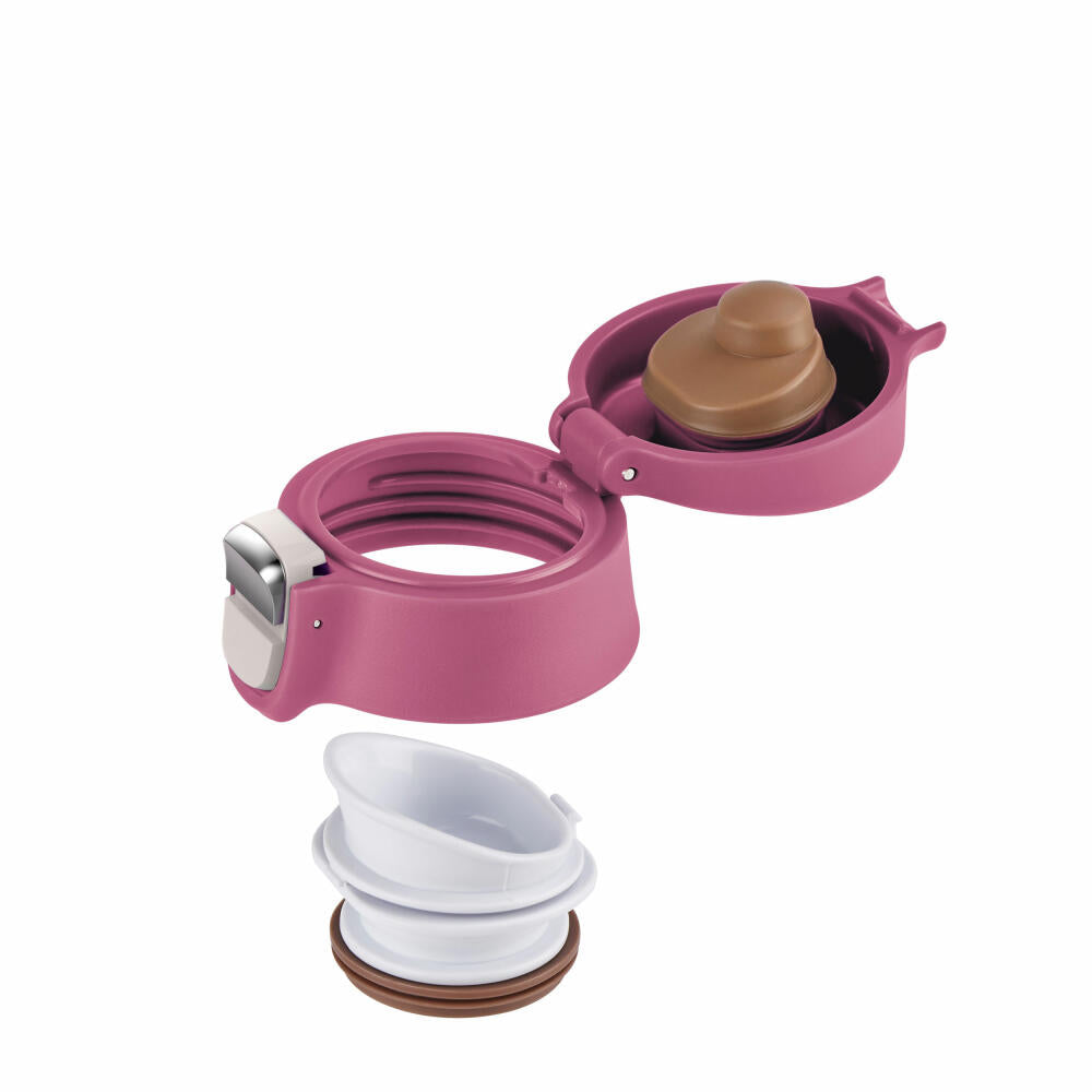 EMSA Travel Mug Light insulated mug, iso mug, iso mug, thermo mug, stainless steel, pink, 0.4 L, N21511