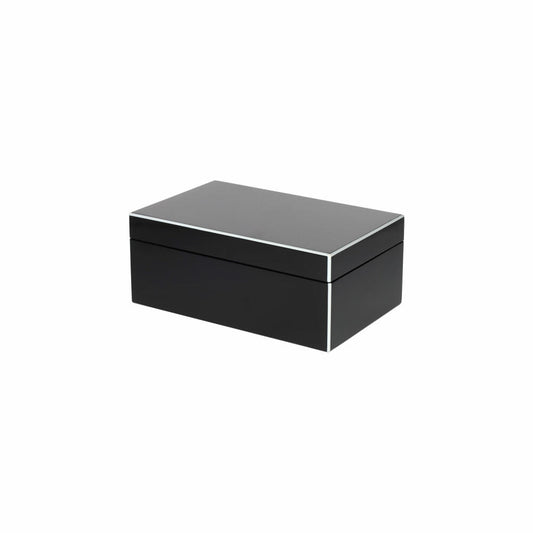 Gift Company Schmuckbox Tang S, Schmuckkasten, Schmucktruhe, MDF, Schwarz, 22 x 14 cm, 1212203002