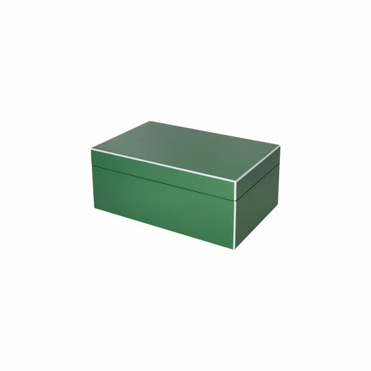 Gift Company Schmuckbox Tang S, Schmuckkasten, Schmucktruhe, MDF, Grün, 22 x 14 cm, 1212203008