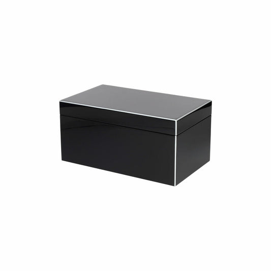 Gift Company Schmuckbox Tang M, Schmuckkasten, Schmucktruhe, MDF, Schwarz, 28 x 17 cm, 1212204002