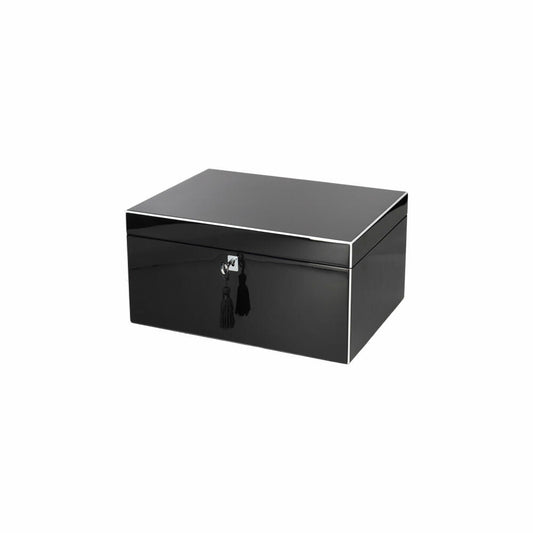 Gift Company Schmuckbox Tang L, Schmuckkasten, Schmucktruhe, MDF, Schwarz, 31 x 23 cm, 1212205002