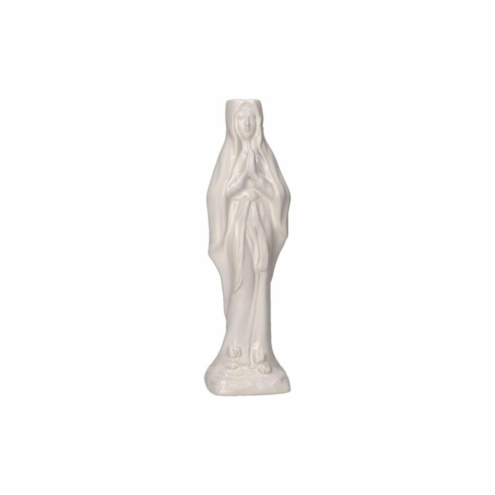 Gift Company Vase Cadonna S, Dekovase in Madonna-Form, Steingut, Weiß, H 25 cm, 1214203001