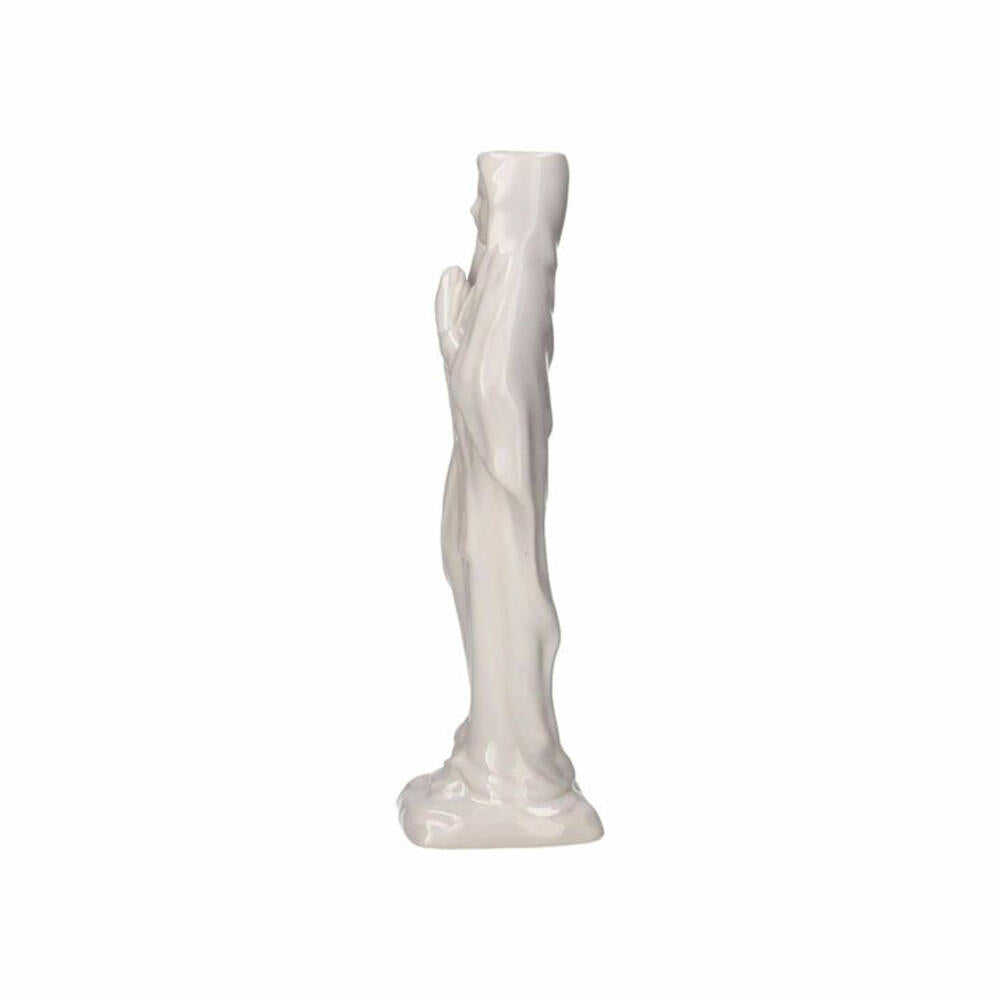 Gift Company Vase Cadonna S, Dekovase in Madonna-Form, Steingut, Weiß, H 25 cm, 1214203001