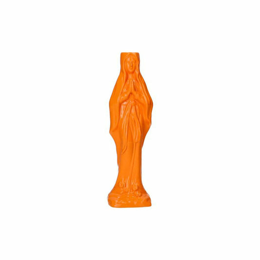 Gift Company Vase Cadonna S, Dekovase in Madonna-Form, Steingut, Neon Orange, H 25 cm, 1214203085
