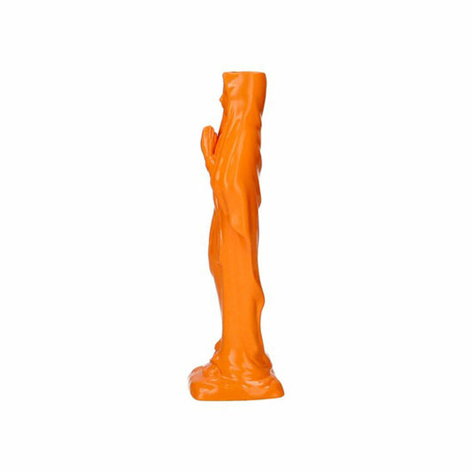 Gift Company Vase Cadonna S, Dekovase in Madonna-Form, Steingut, Neon Orange, H 25 cm, 1214203085