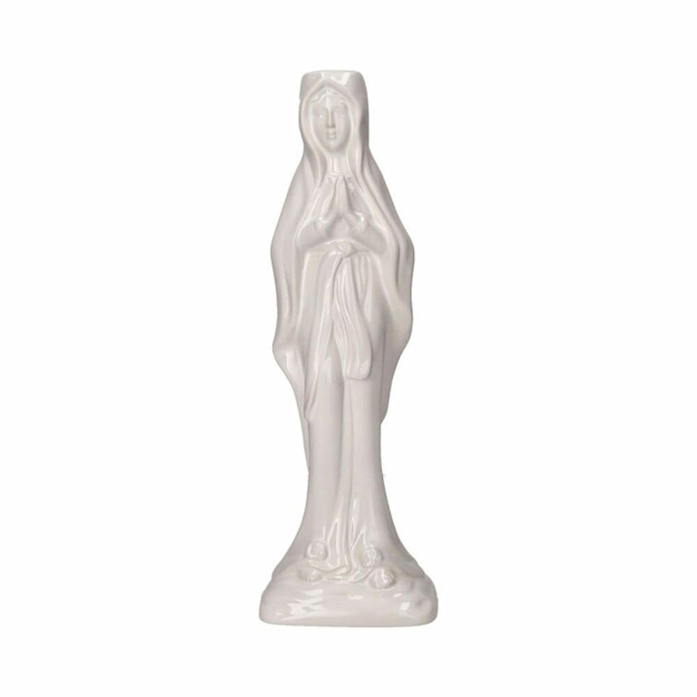 Gift Company Vase Cadonna M, Dekovase in Madonna-Form, Steingut, Weiß, H 30.5 cm, 1214204001