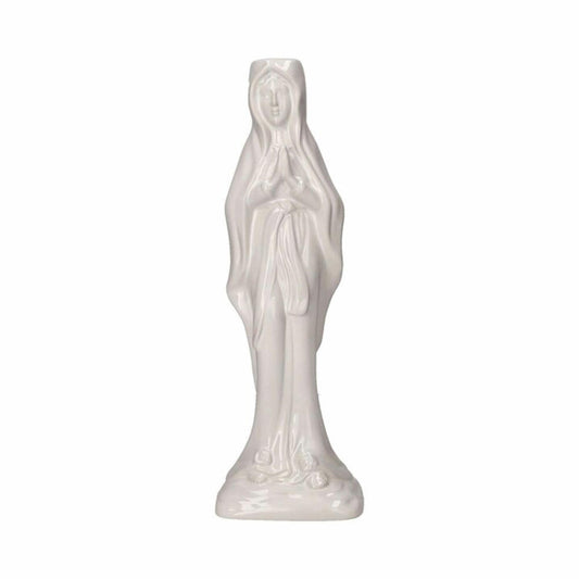 Gift Company Vase Cadonna M, Dekovase in Madonna-Form, Steingut, Weiß, H 30.5 cm, 1214204001