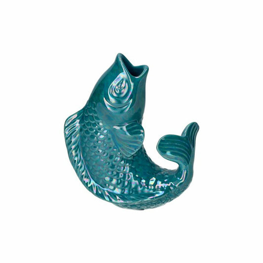 Gift Company Vase Mamsell Koi XS, Dekovase in Fisch-Form, Steingut, Rainbow Ocean, H 15.5 cm, 1214302093
