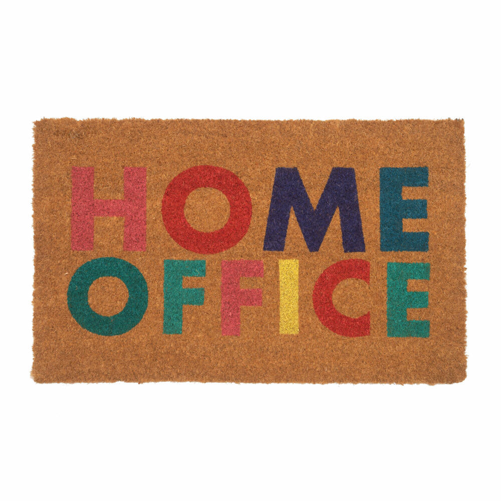Gift Company Doormat Home Office, Doormat, Coconut Mat, Coconut, Vinyl Backing, Beige, 45 x 75 cm, 1096001005