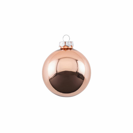 Gift Company Christbaumkugel Opal, Weihnachtskugel, Baumschmuck, Glas, Kupfer, Ø 6 cm, 11692