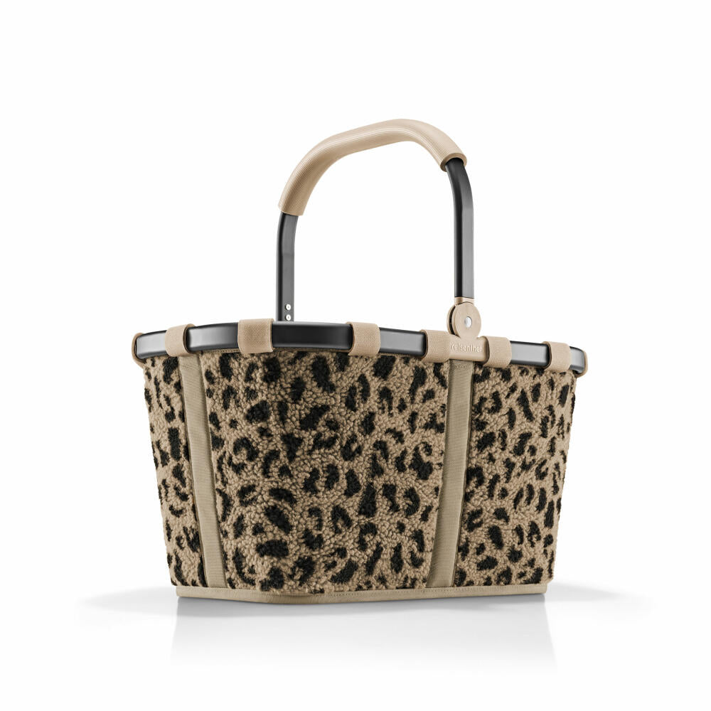 reisenthel carrybag, Einkaufskorb, Korb, Picknickkorb, Teddy Leo Brown, 22 L, BK6305