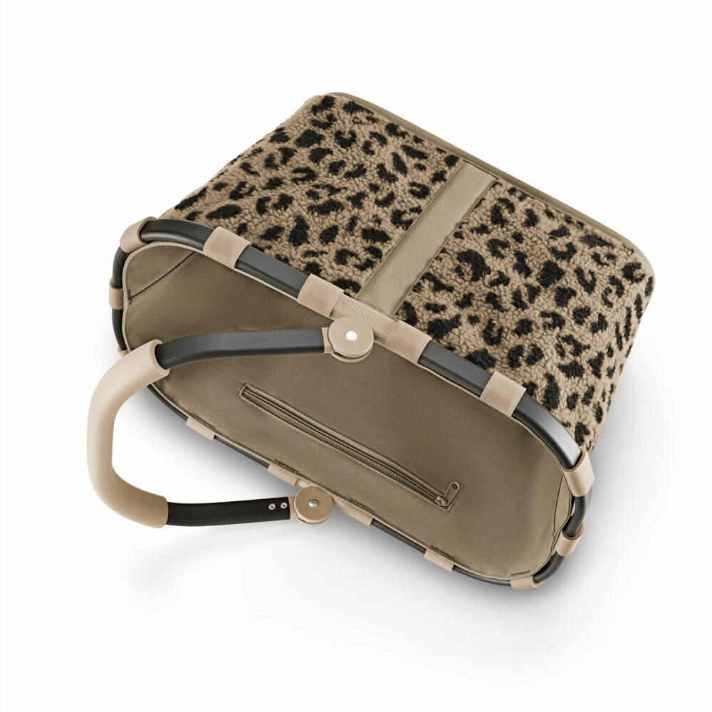 reisenthel carrybag, Einkaufskorb, Korb, Picknickkorb, Teddy Leo Brown, 22 L, BK6305