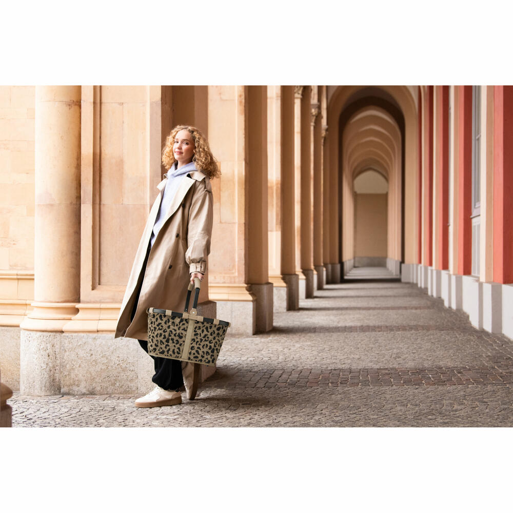 reisenthel carrybag, Einkaufskorb, Korb, Picknickkorb, Teddy Leo Brown, 22 L, BK6305