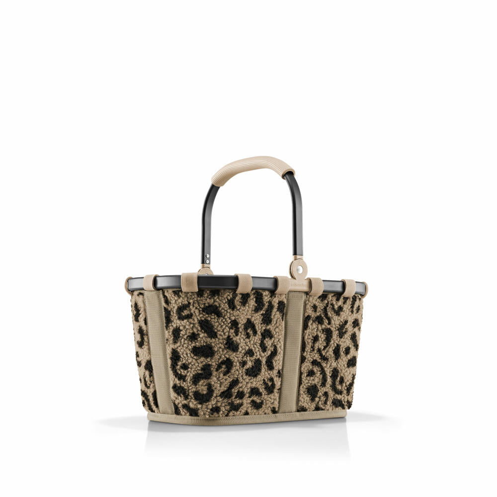 reisenthel carrybag XS, Einkaufskorb, Korb, Picknickkorb, Teddy Leo Brown, 5 L, BN6305