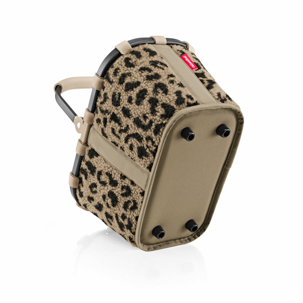 reisenthel carrybag XS, Einkaufskorb, Korb, Picknickkorb, Teddy Leo Brown, 5 L, BN6305