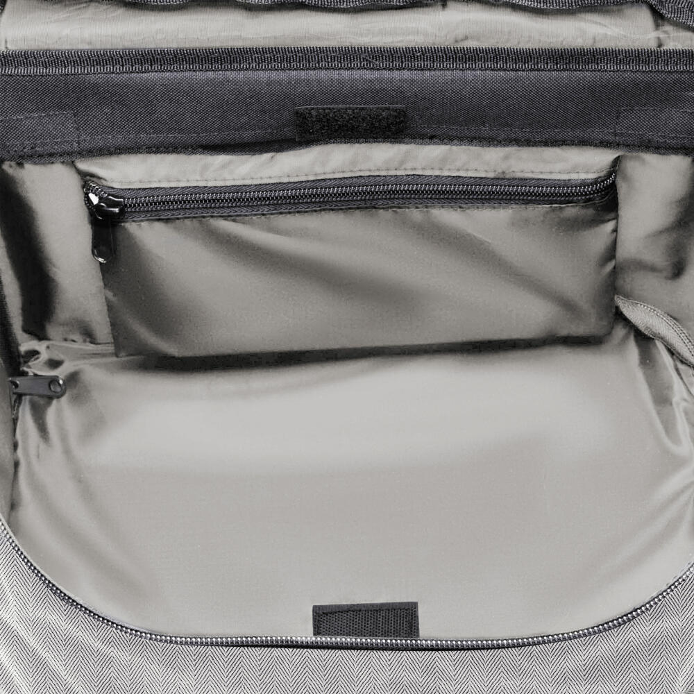 reisenthel citycruiser bag, Einkaufstasche für citycruiser rack, Tasche, Herringbone Grey, 45 L, DF7074