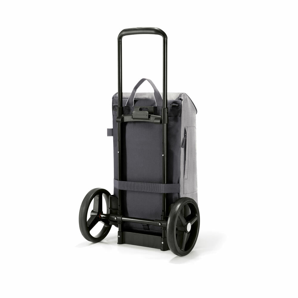 reisenthel citycruiser bag, Einkaufstasche für citycruiser rack, Tasche, Herringbone Grey, 45 L, DF7074