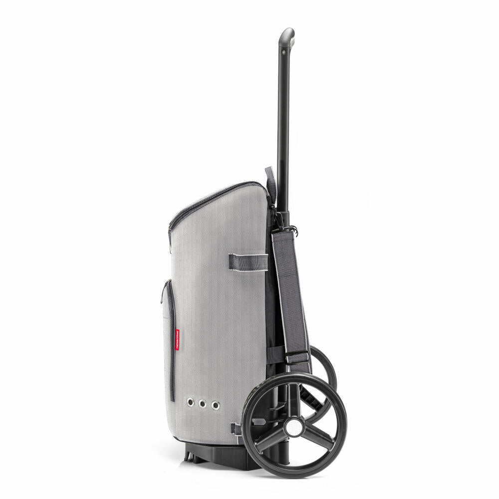 reisenthel citycruiser bag, Einkaufstasche für citycruiser rack, Tasche, Herringbone Grey, 45 L, DF7074