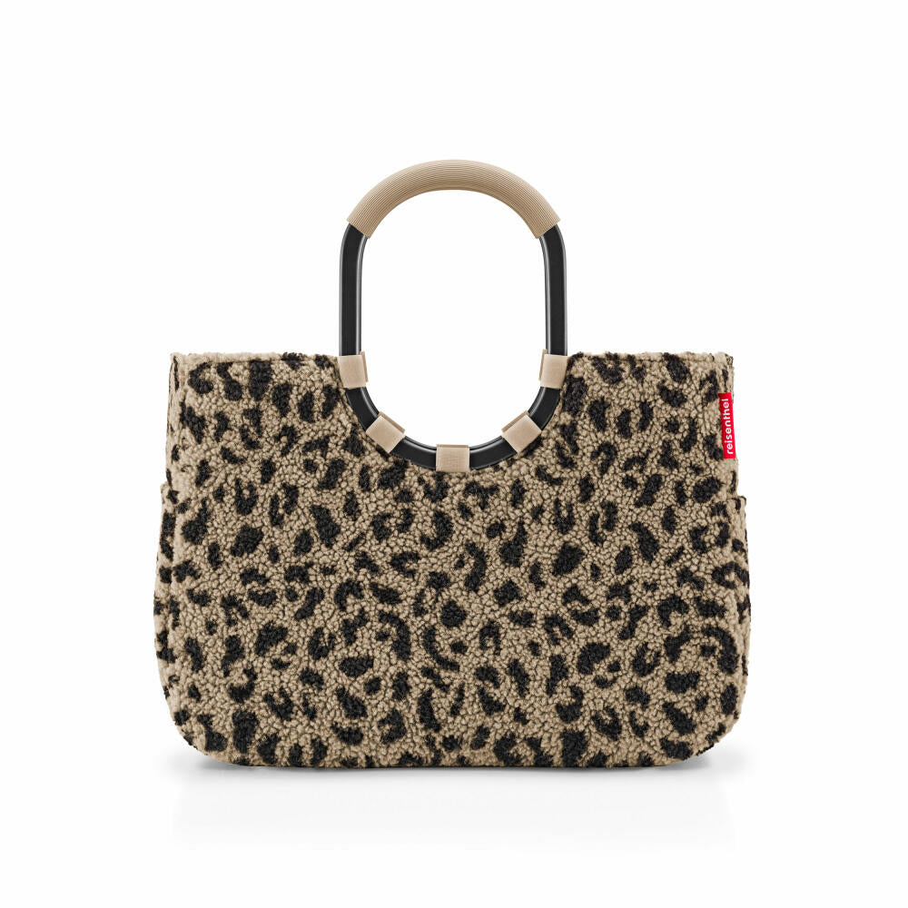 reisenthel loopshopper L, Einkaufstasche, Shopper, Tasche, Teddy Leo Brown, 25 L, OR6305