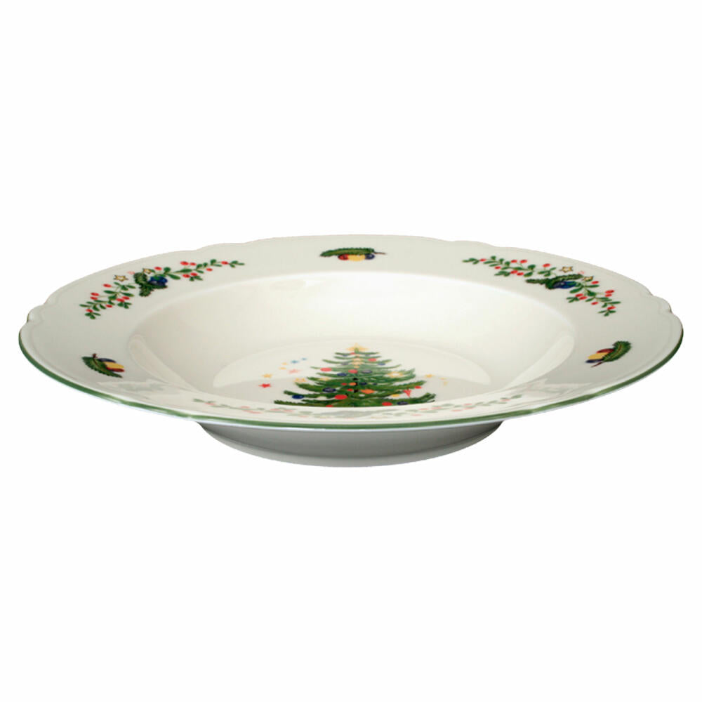Seltmann Weiden Marie-Luise Suppenteller, Teller, Speiseteller, Porzellan, Weihnachten, Ø 23.2 cm, 001.291530