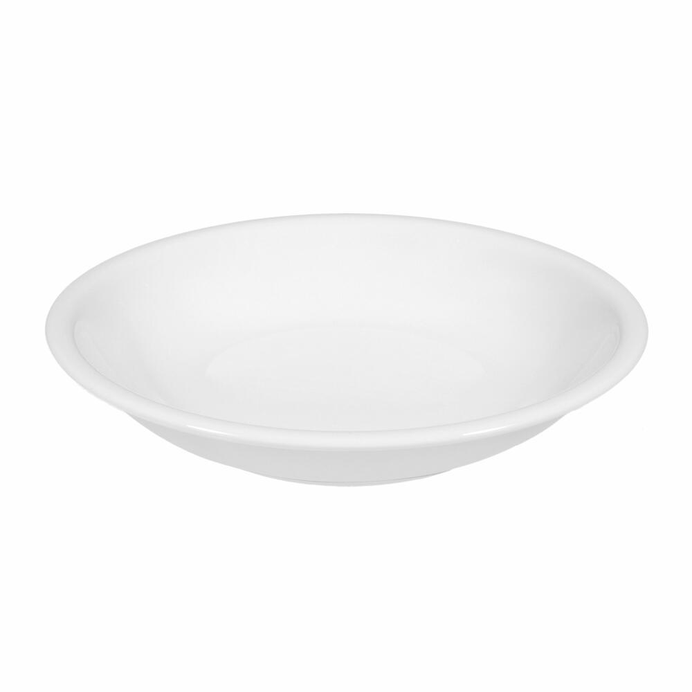 Seltmann Weiden Compact soup plate, plate, dinner plate, porcelain, white, Ø 20.2 cm, 001.450041