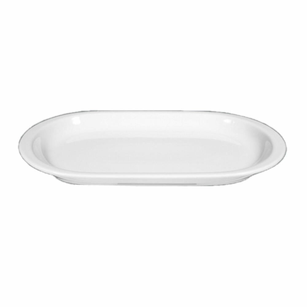 Seltmann Weiden Compact Platter Oval, Serving Platter, Serving Plate, Porcelain, White, 33 cm, 001.466621