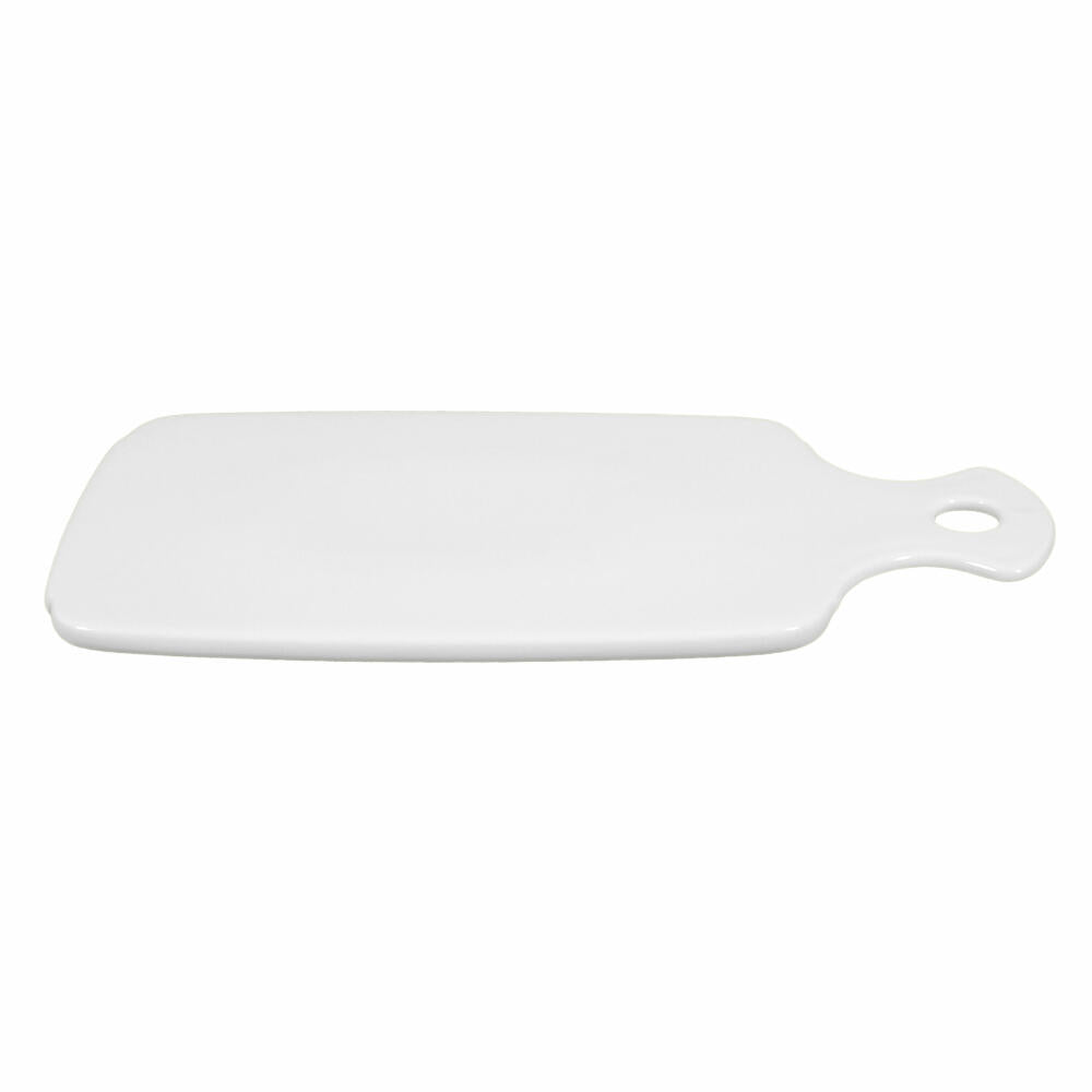 Seltmann Weiden Compact Brotbrett, Servierbrett, Porzellan, Weiß, 27 x 14 cm, 001.468231