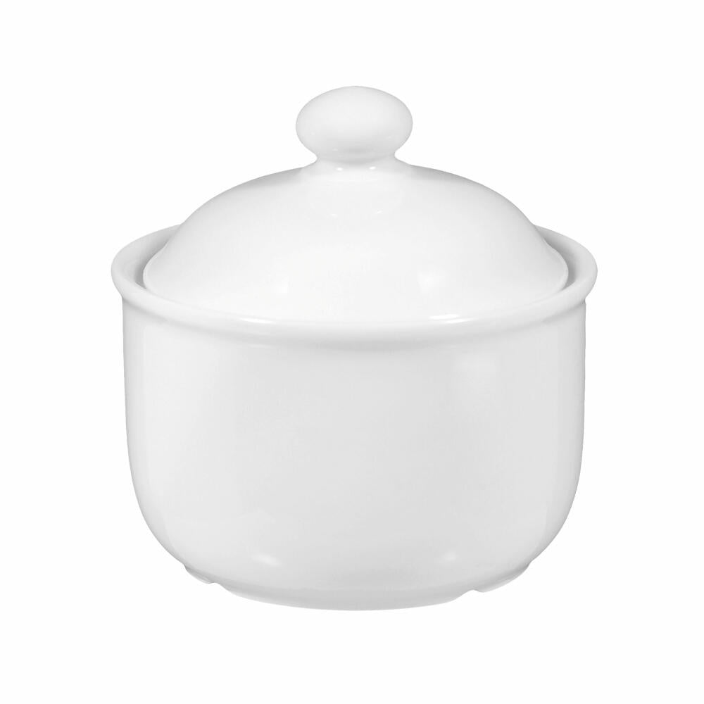 Seltmann Weiden Compact Sugar Bowl, Sugar Bowl, Storage, Porcelain, White, 250 ml, 001.472473