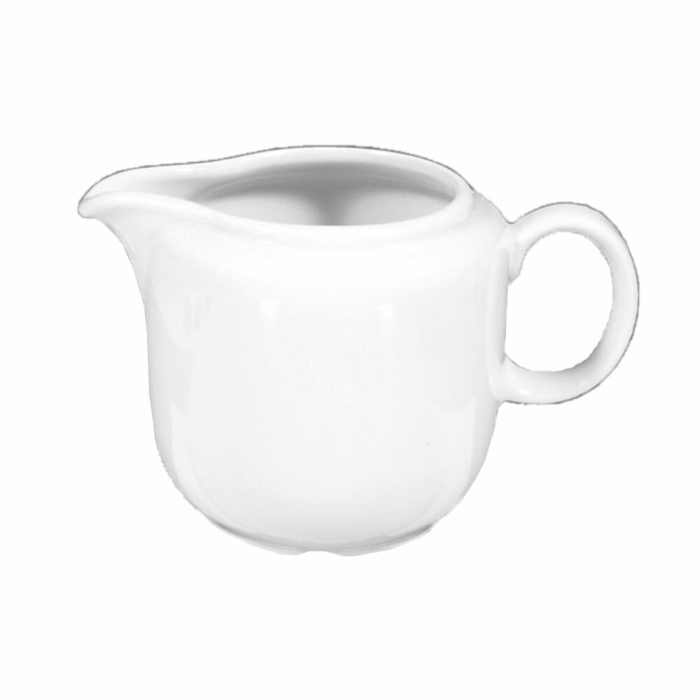 Seltmann Weiden Compact Milchkännchen, Kännchen, Milchgießer, Milchkanne, Porzellan, Weiß, 230 ml, 001.473133