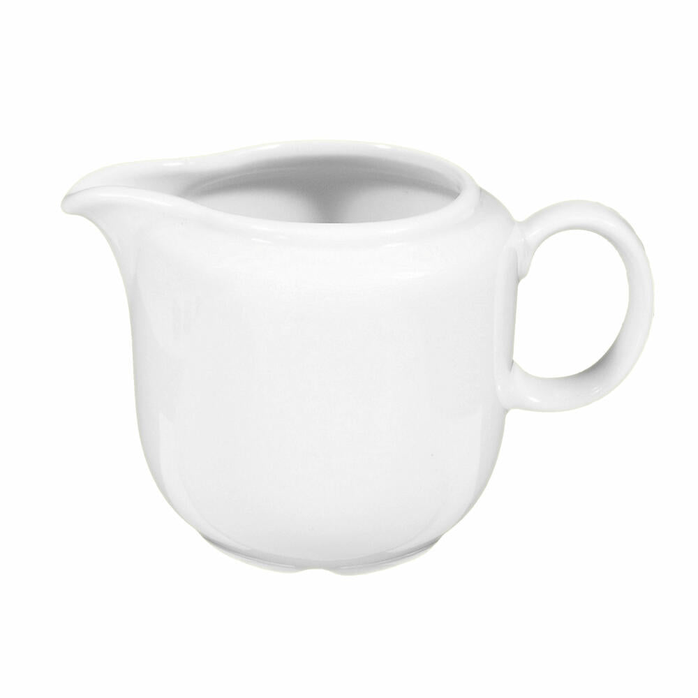 Seltmann Weiden Compact Milchkännchen, Kännchen, Milchgießer, Milchkanne, Porzellan, Weiß, 230 ml, 001.473133