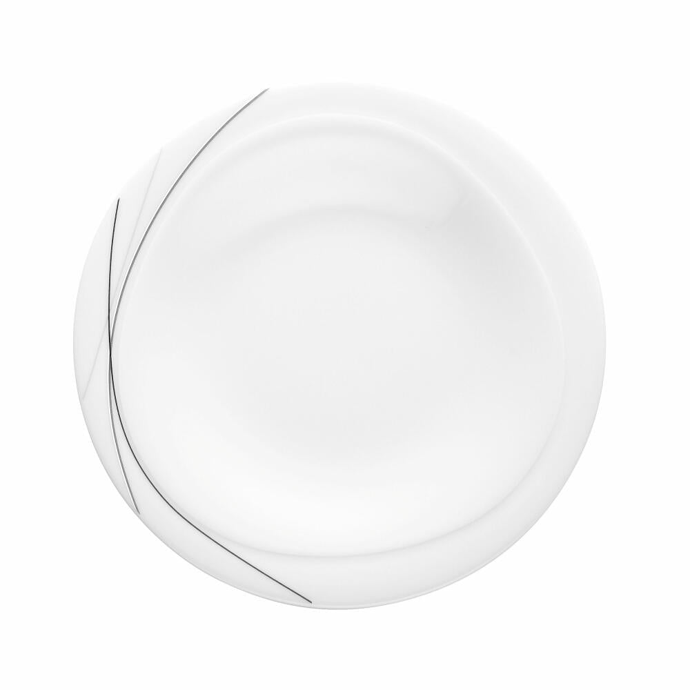 Seltmann Weiden Trio bread plate, cake plate, plate, porcelain, Highline, Ø 19.8 cm, 001.692272