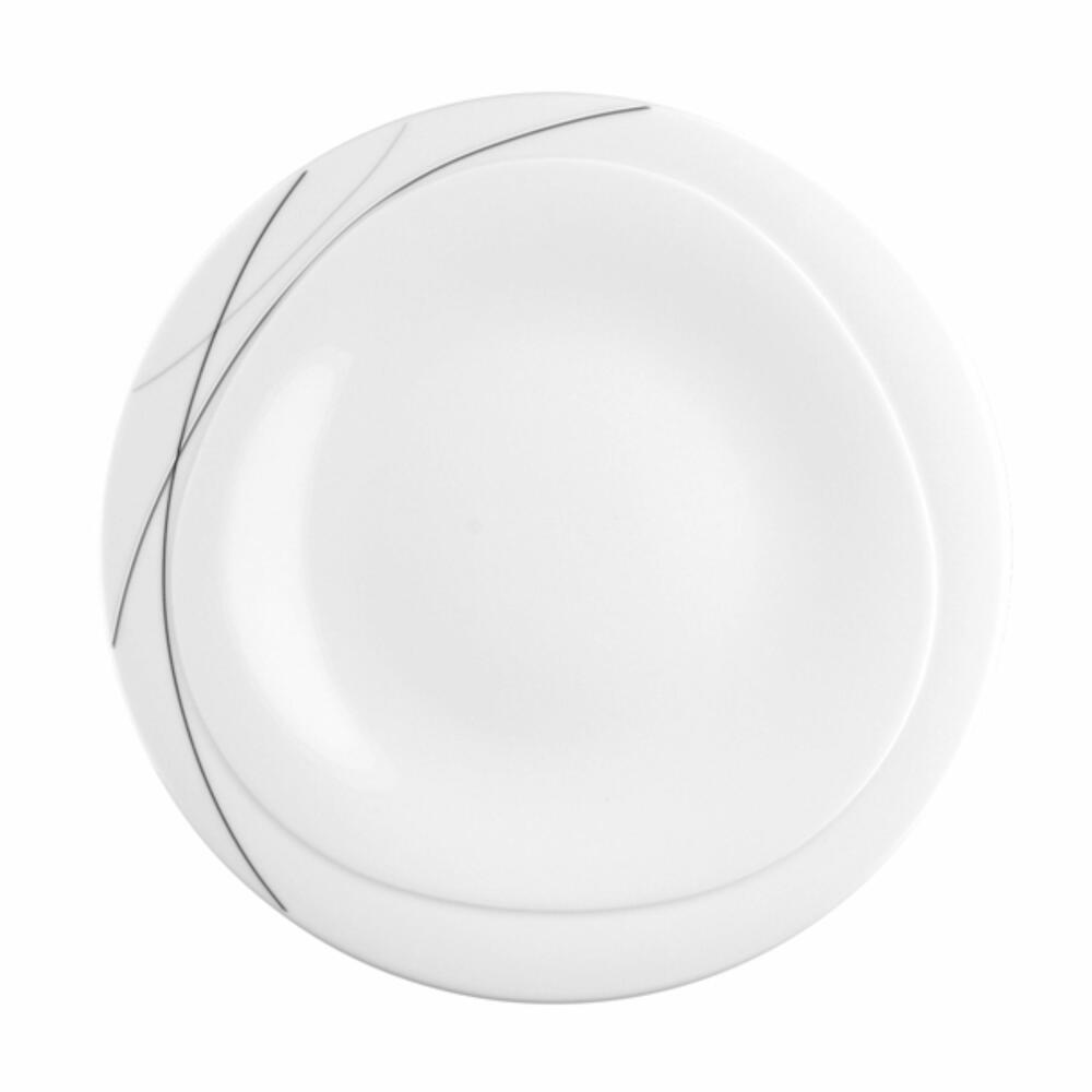 Seltmann Weiden Trio Frühstücksteller, Kuchenteller, Teller, Porzellan, Highline, Ø 23 cm, 001.692273
