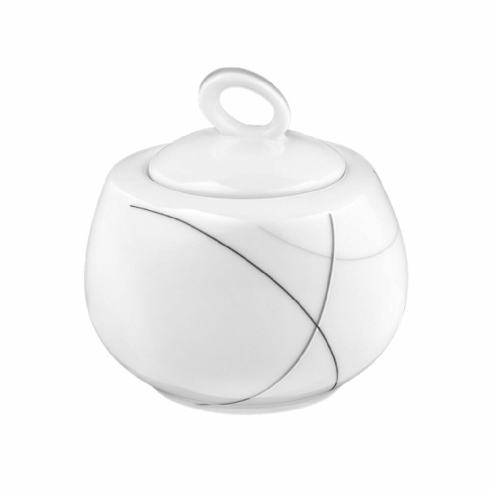 Seltmann Weiden Trio sugar bowl, sugar bowl, storage, porcelain, Highline, 240 ml, 001.692285