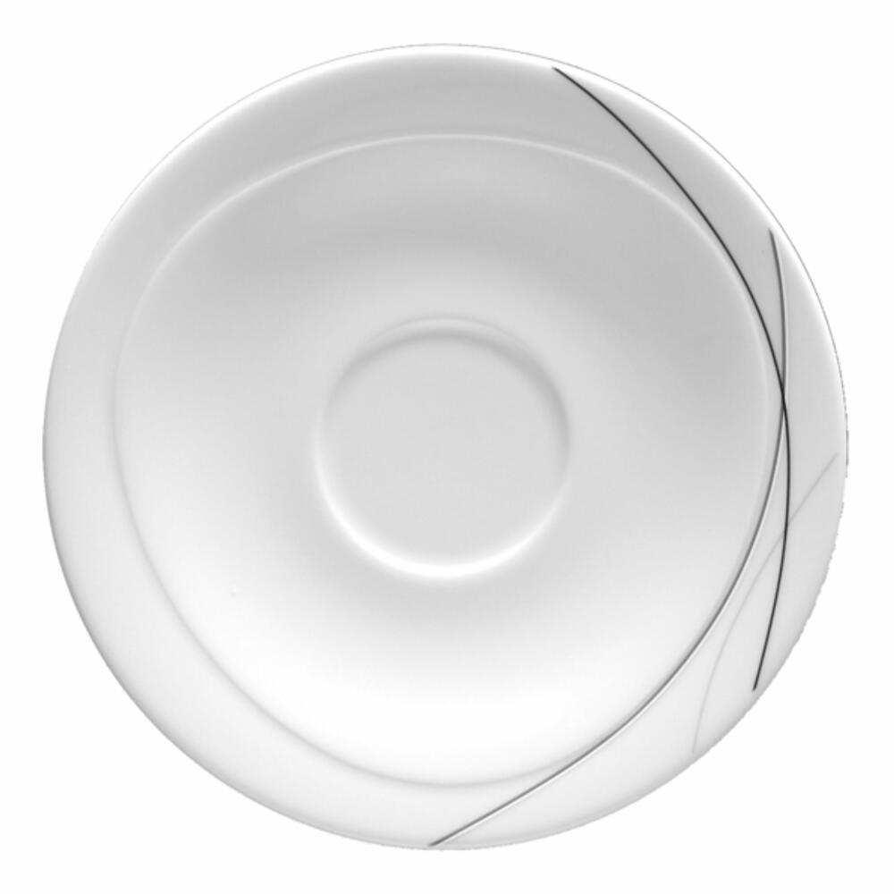 Seltmann Weiden Trio Untertasse, zur Frühstücktasse, Unterteller, Porzellan, Highline, Ø 17.5 cm, 001.696986