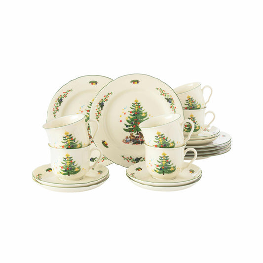 Seltmann Weiden Marieluise Weihnachten Kaffeeservice, Geschirrset, Service, Geschirr Set, Porzellan, bunt, 18-tlg., 1716497