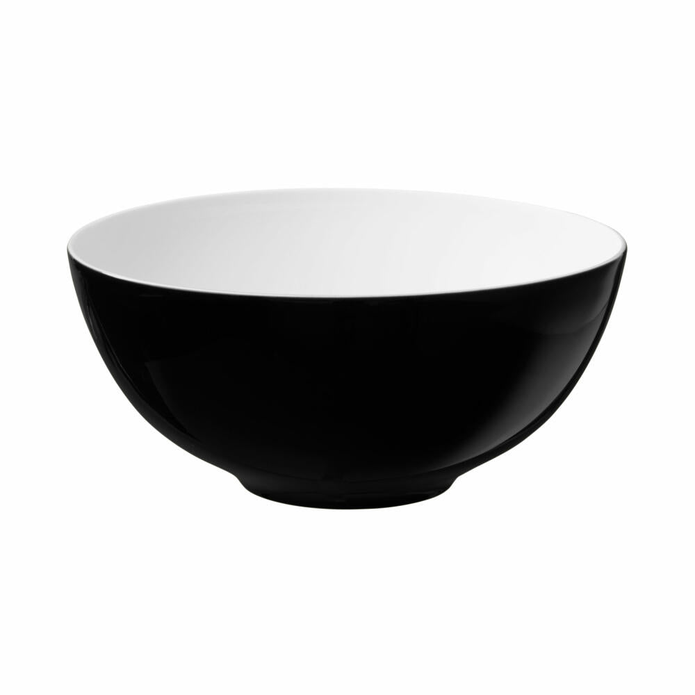 Seltmann Weiden Life Schüssel Rund, Schale, Porzellan, Fashion Glamorous Black, Ø 21.2 cm, 001.745803