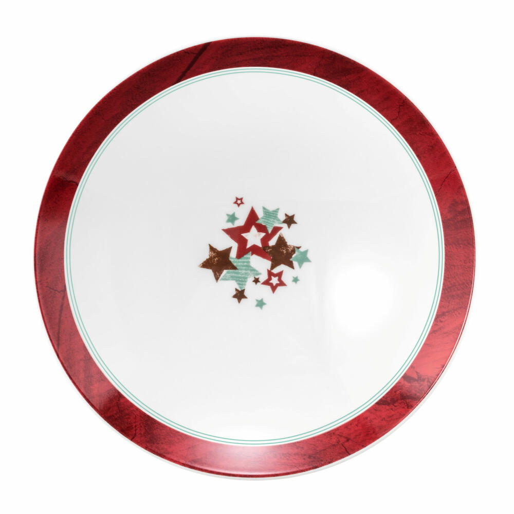 Seltmann Weiden Life pasta / soup plate, dinner plate, plate, porcelain, Christmas, Ø 23.3 cm, 001.753900